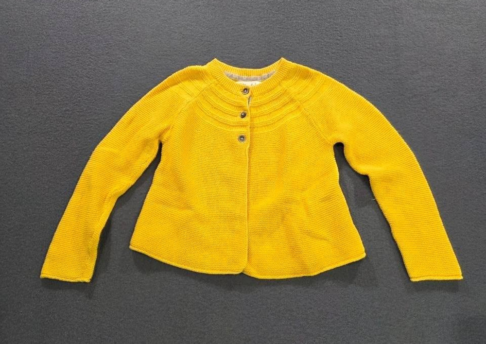 Mini Boden Cashmere Blend knit Occasion Cardigan Yellow 3-4 years A008544